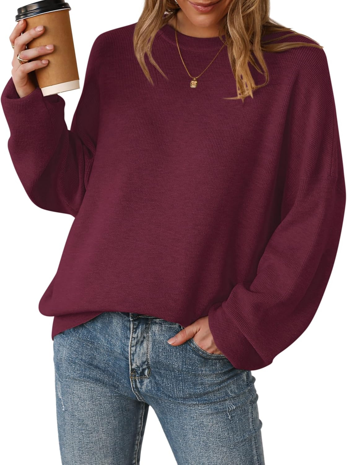 Arach&Cloz Women's Wool Blend Oversized Sweaters Fall Fashion Outfits 2026 | Amazon (US)