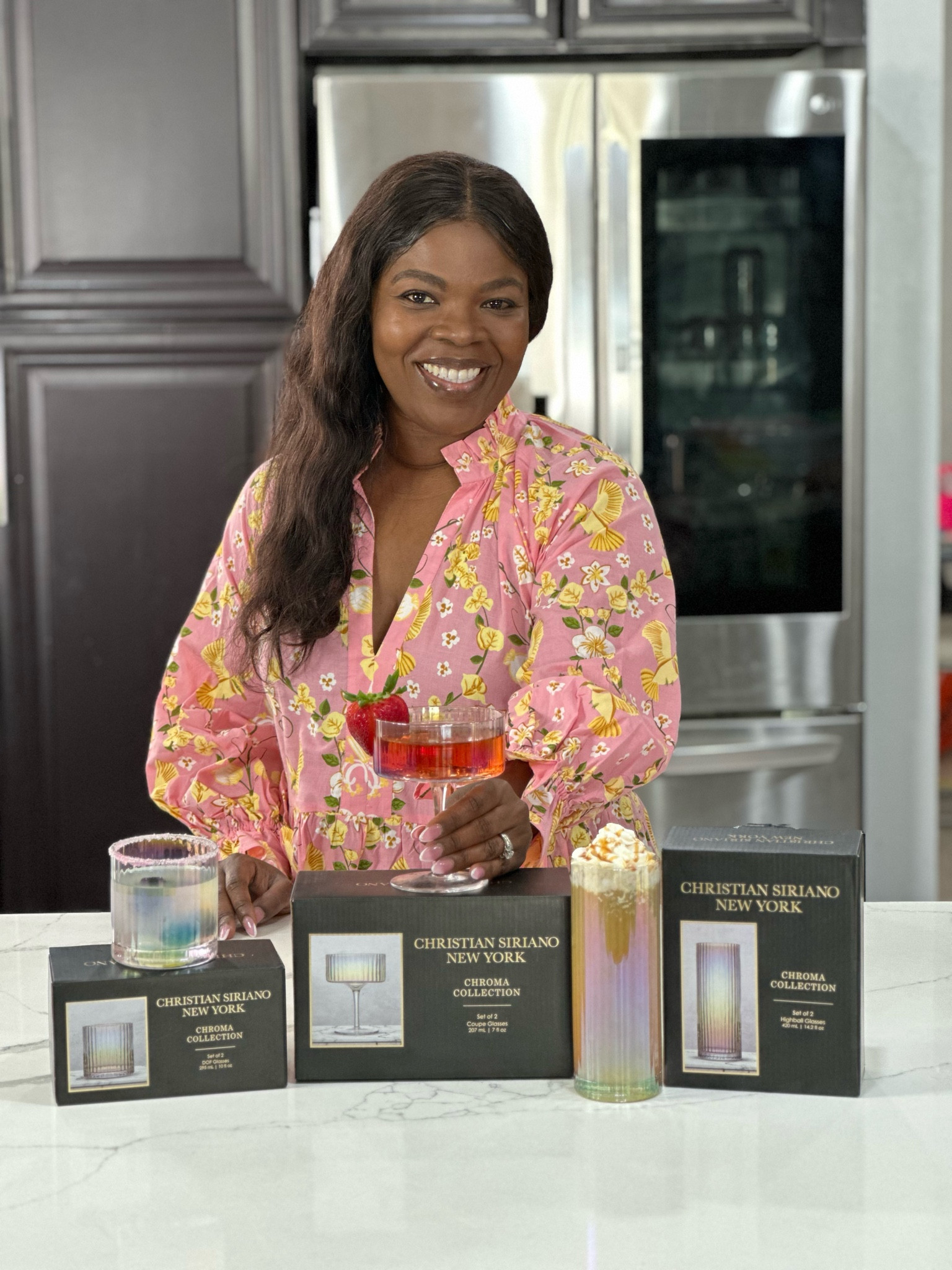 Make every sip feel special with these captivating chroma iridescent wine glasses! The vibrant colors will for sure impress your guests. 
#diningware #hostesslife #giftguide #kitchenmusthaves

#LTKGiftGuide #LTKHome #LTKSeasonal