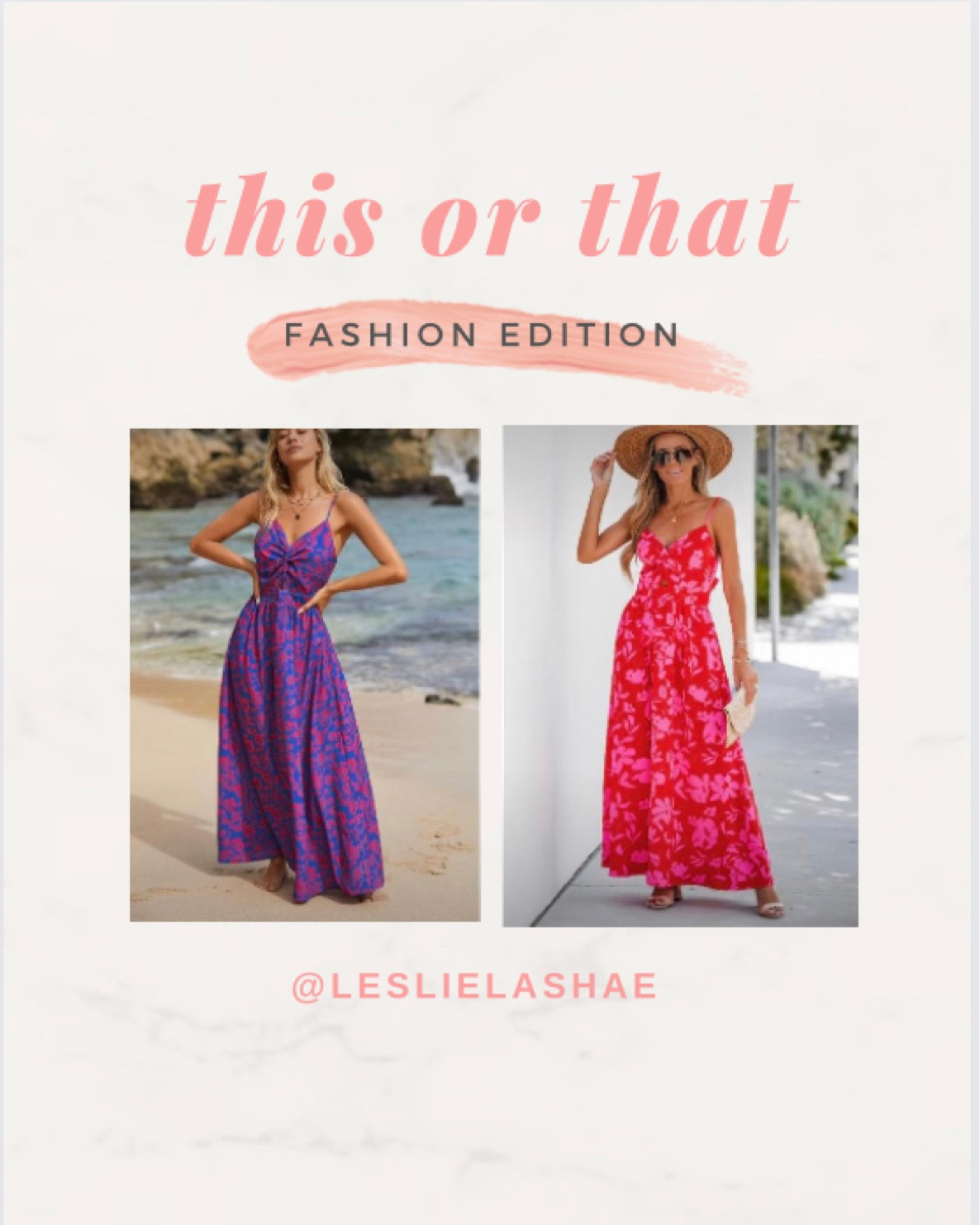 Loving both of these! Y’all liked the pink one better 💕
 
Maxi dress  
Summer dress 
Wedding guest dress 
Vacation dress
Date night dress 
Floral dress 
Pink dress 
Purple dress 

#LTKSeasonal #LTKunder50 #LTKFind