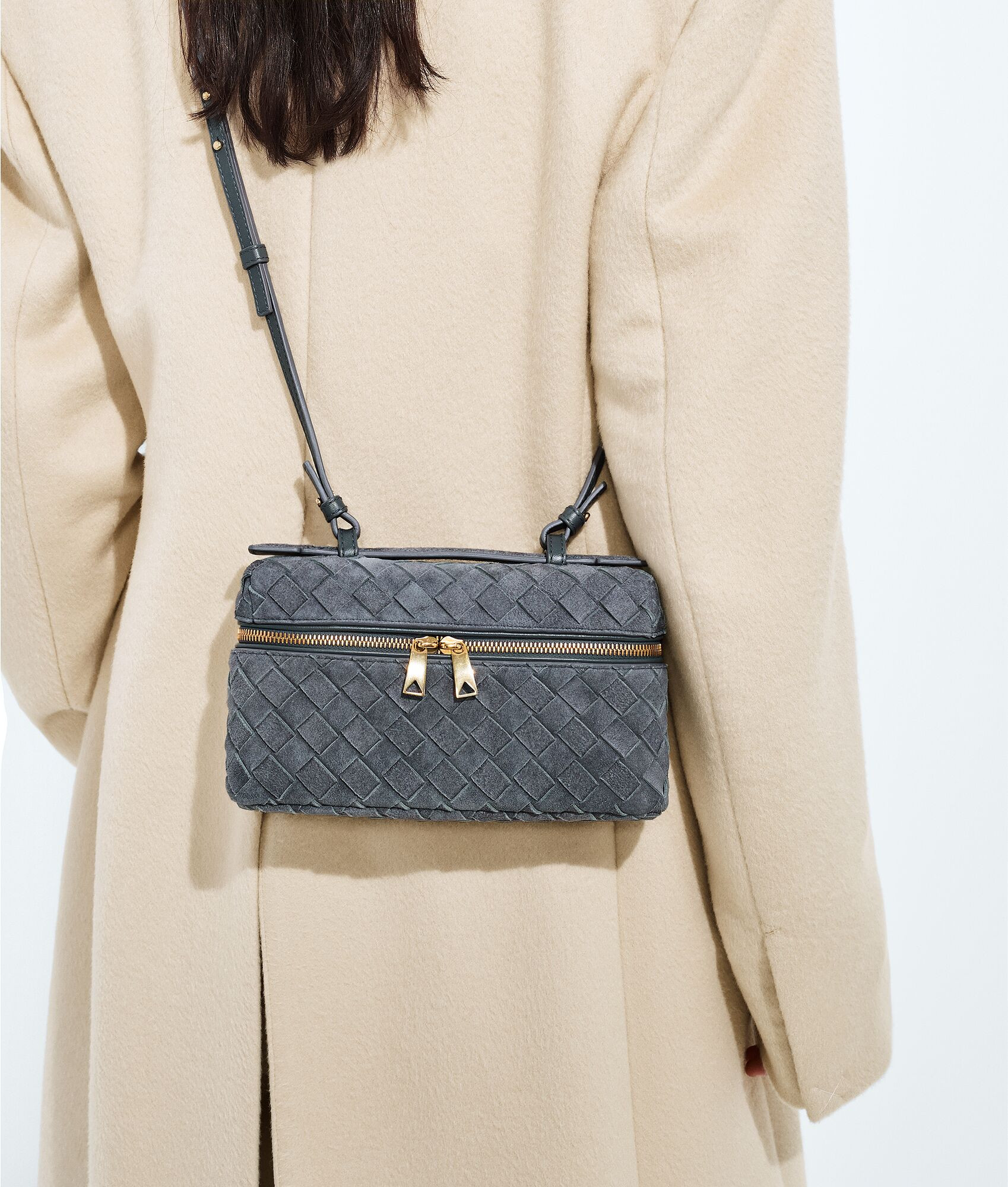 Women's Bang Bang in Cloudy indigo/gravel | Bottega Veneta NL | Bottega Veneta