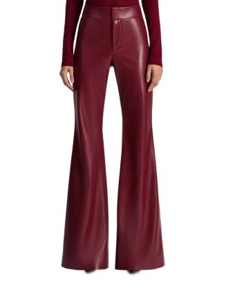 Andrew Faux Leather Bootcut Pants | Bloomingdale's (US)