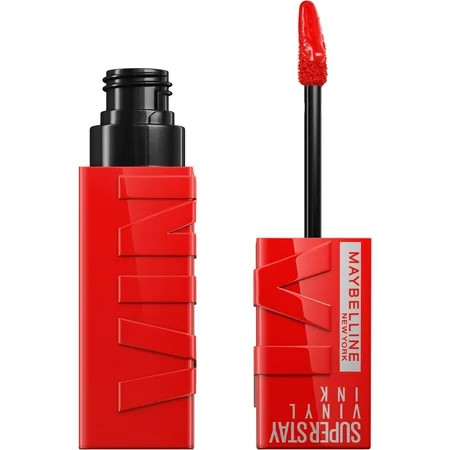 Maybelline Super Stay Vinyl Ink Longwear Liquid Lipstick Red-Hot 0.14 fl oz | Walmart (US)
