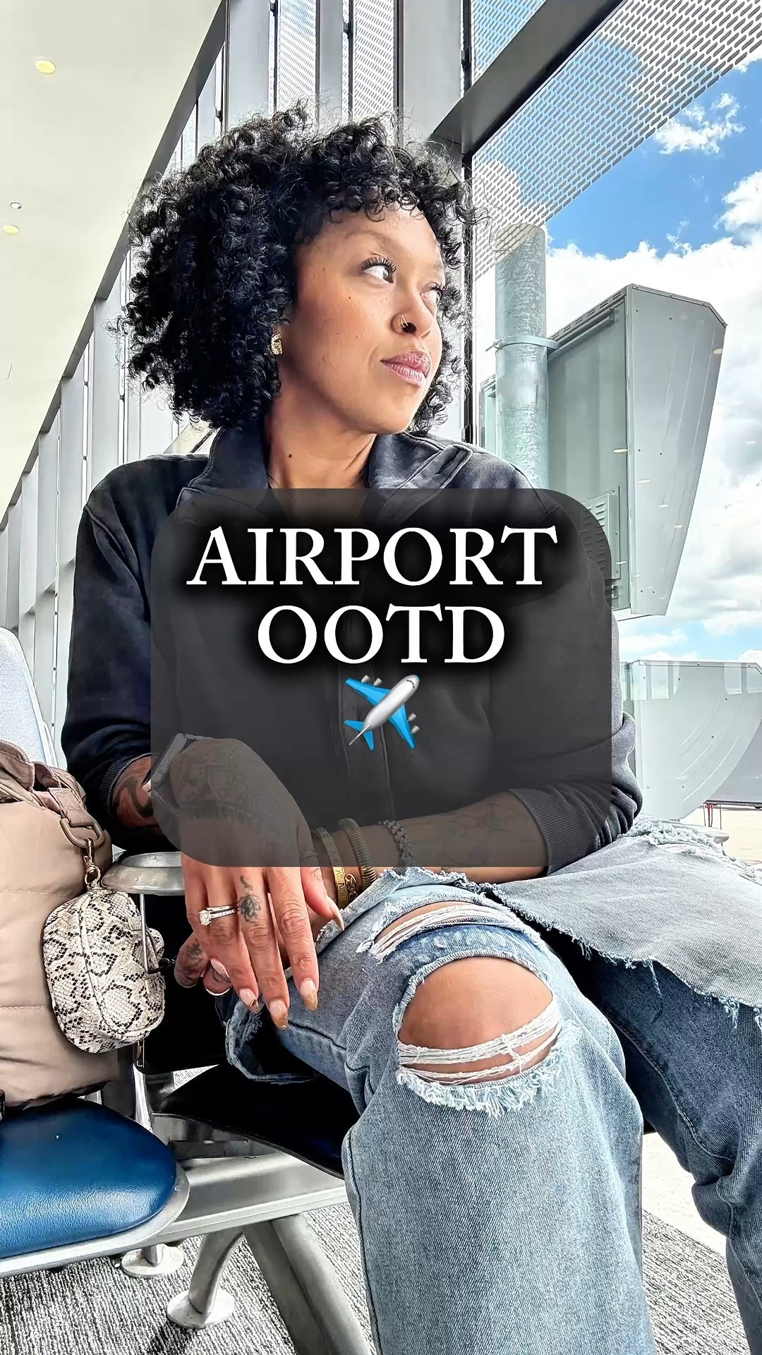 Comfort+Style was the goal! These jeans are so dope it doesn’t matter what top you wear with it!

…and the travel backpack, as my carry-on, held 4 outfits, my toiletries and 2 pairs of shoes! 

Easy, Breezy Travel Day🥰

For your reference Im 5,6” and 181lbs

-Pullover- sz M. (Target)
-Jeans-sz XL (SHEIN)
-Accessories- (Amazon)
-Backpack- (Target)

#LTKFindsUnder50 #LTKItBag #LTKTravel