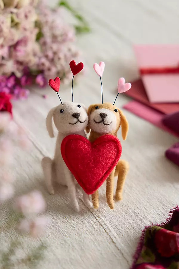 Dog Date Night Felt Critters | Anthropologie (US)