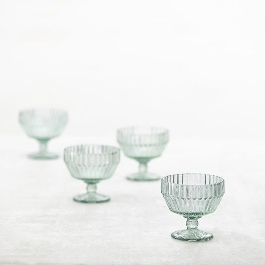 Archie Glass Coupes (Set of 6) | West Elm (US)