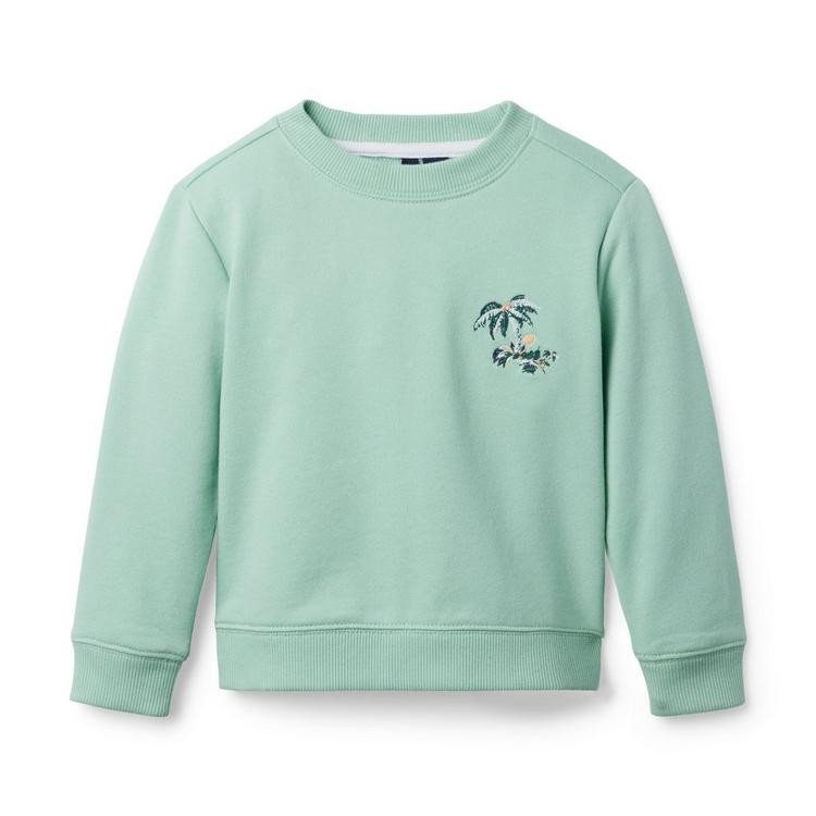 Embroidered Palm Tree Sweatshirt | Janie and Jack