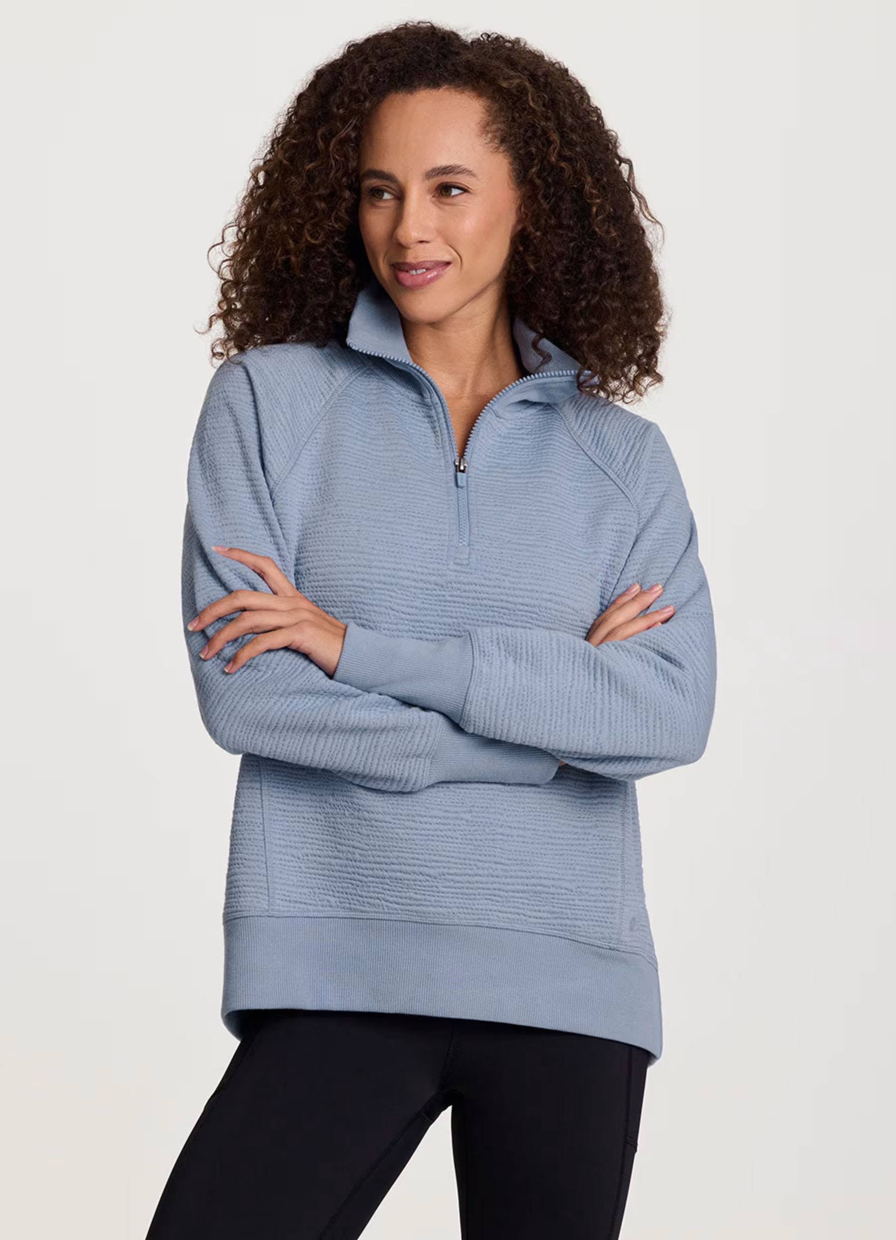 Easy Living Textured 1/4 Zip Pullover - RBX Active | RBX Active