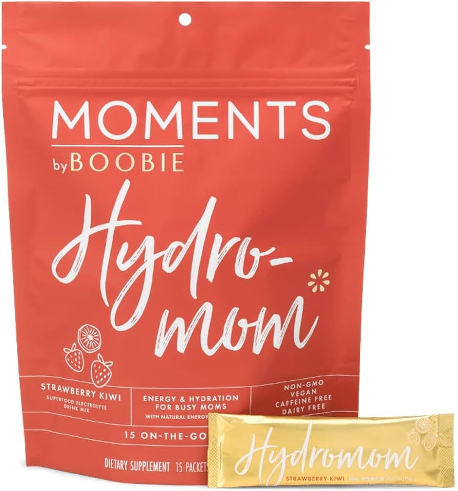 Hydromom Electrolyte Drink Mix for Moms (Strawberry Kiwi) | Amazon (US)
