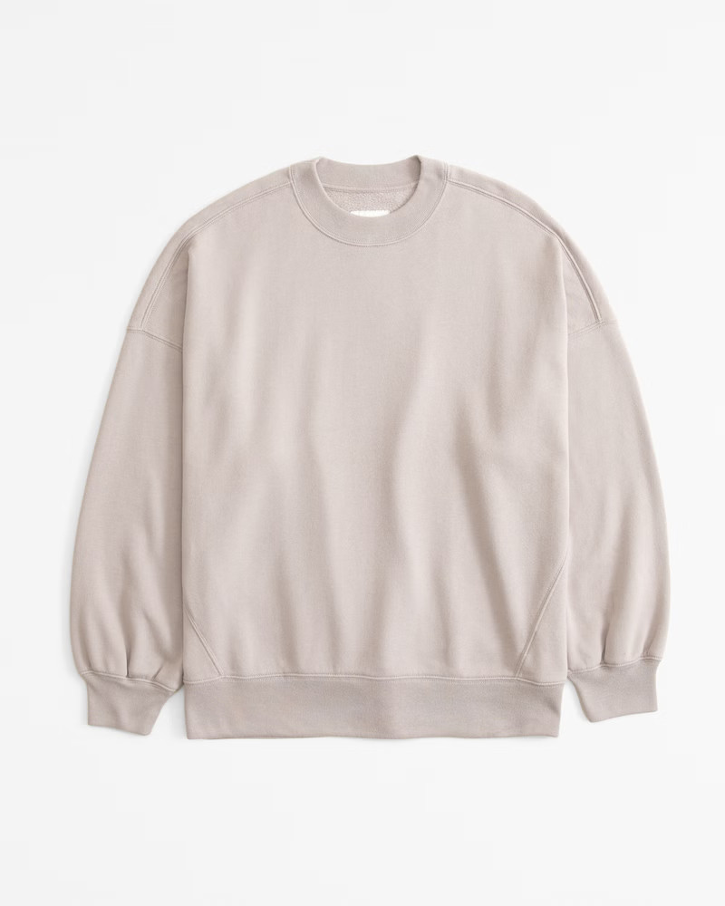Essential Oversized Sunday Crew | Abercrombie & Fitch (US)