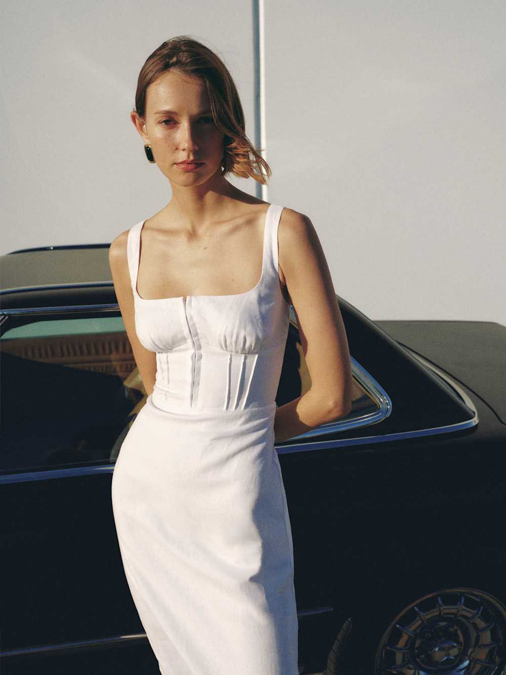 Lisa Linen Dress | Reformation (Global)