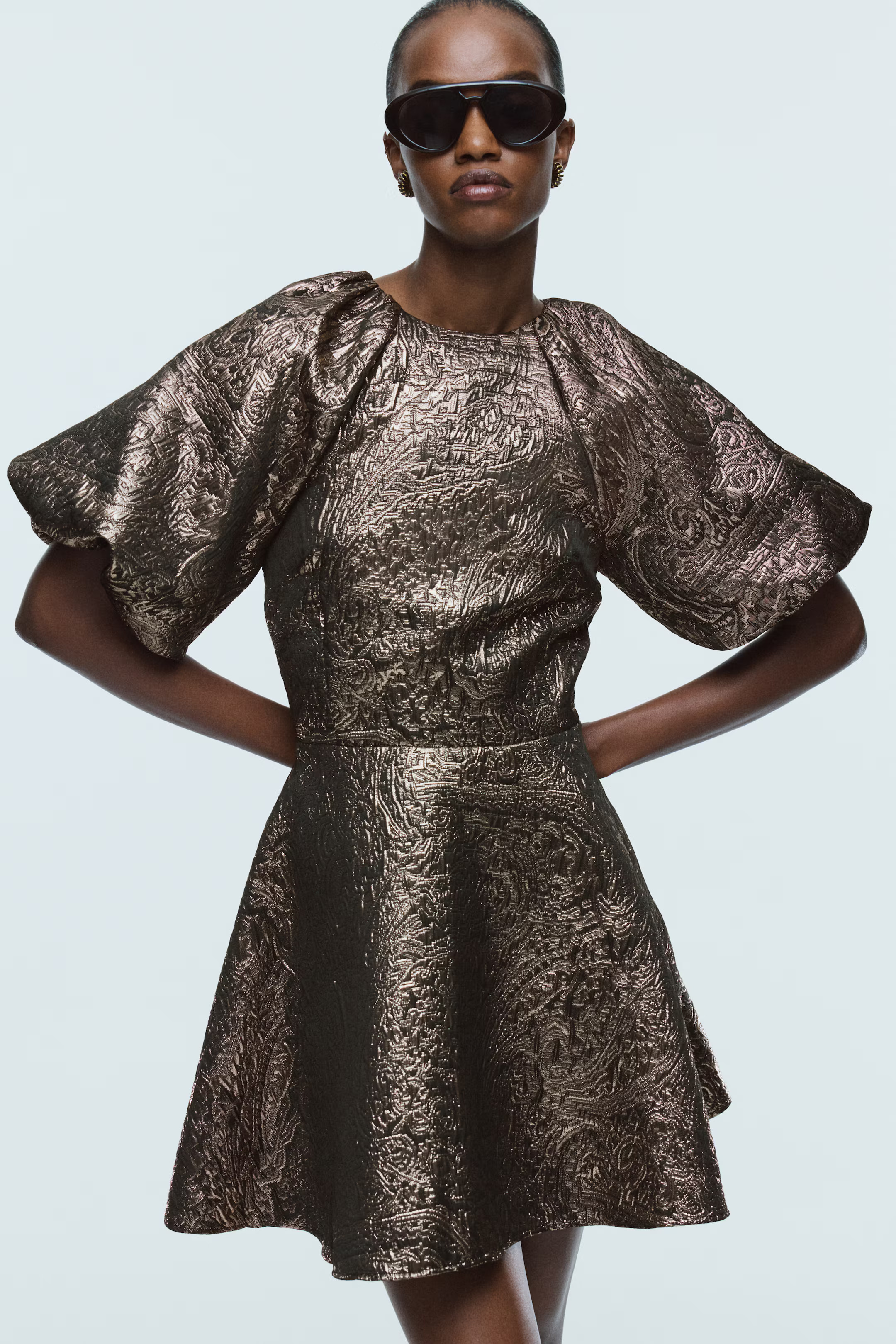 Balloon-Sleeved Dress | H&M (US + CA)