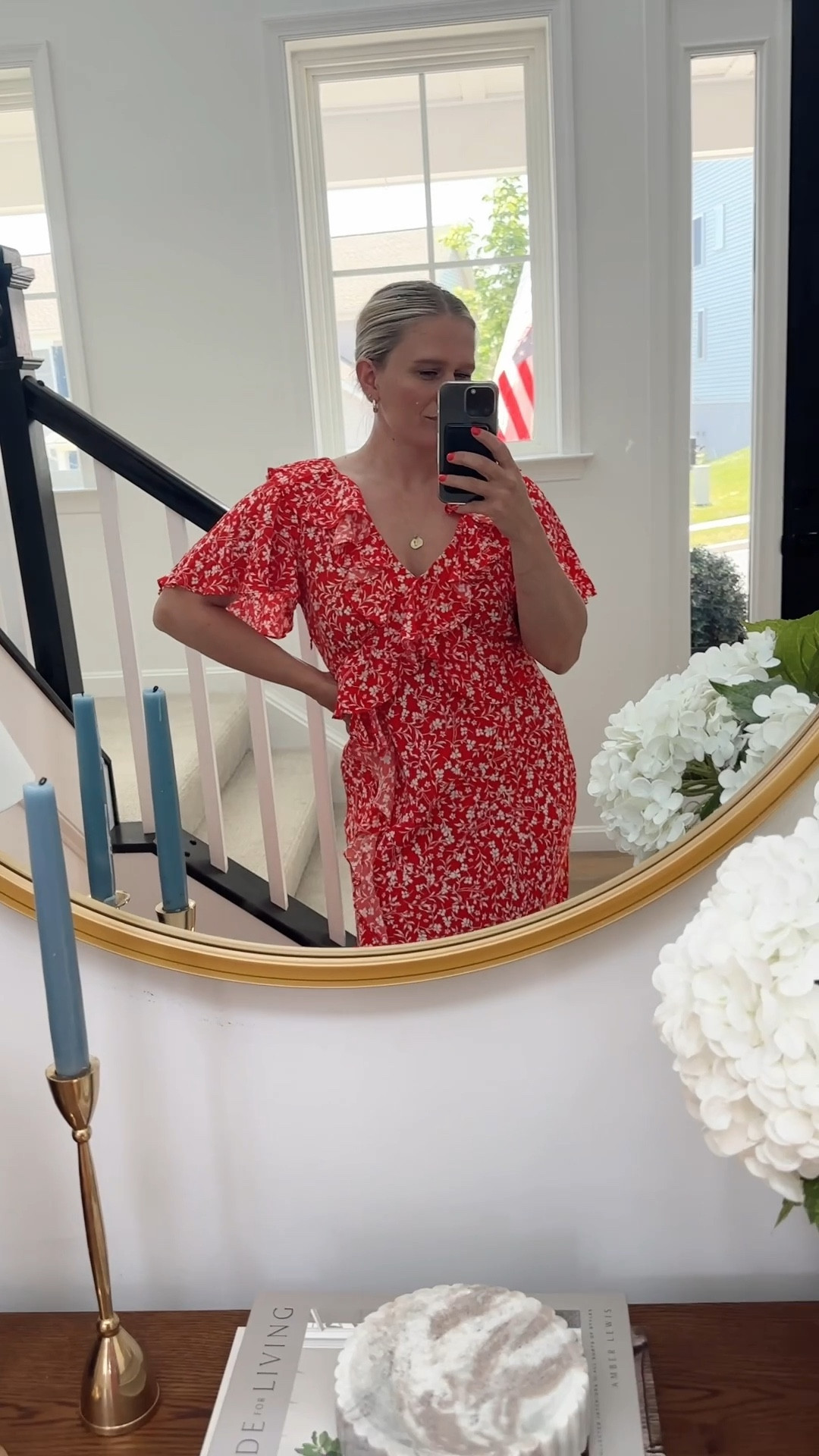 Grabbed this dress at target today. Love the flutter sleeves and details 🤩 Will be wearing this all summer long! 

#LTKU #LTKSeasonal #LTKFindsUnder50
