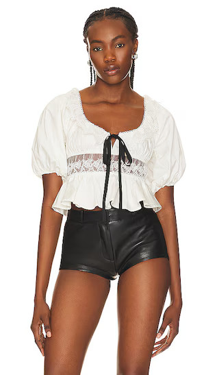 Marsha Top in White | Revolve Clothing (Global)
