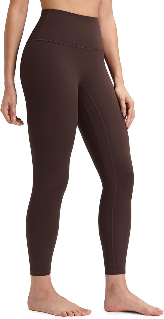 CRZ YOGA Butterluxe No Front Seam Yoga Leggings 25" - High Waisted Womens Lounge Pants Pilates Wo... | Amazon (US)