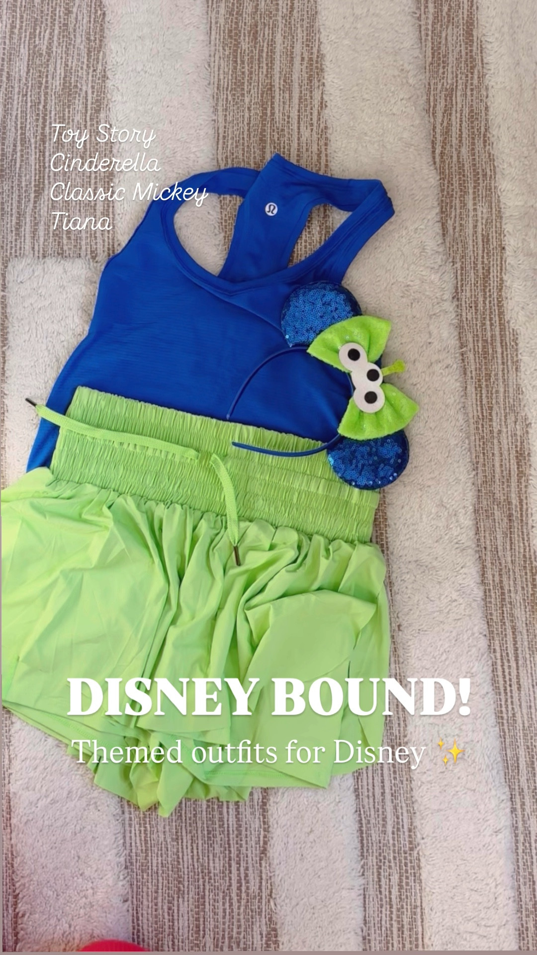 The cutest themed outfits for Disney! Disney bound! Tiana inspired outfit, Mickey inspired outfit, Toy Story (alien) inspired outfit, Cinderella inspired outfit. Cute and comfy! Teen Disney outfits. Amazon finds.

#LTKFindsUnder50 #LTKFamily #LTKTravel