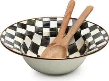 MACKENZIE CHILDS Courtly Check Salad Set | Nordstrom | Nordstrom