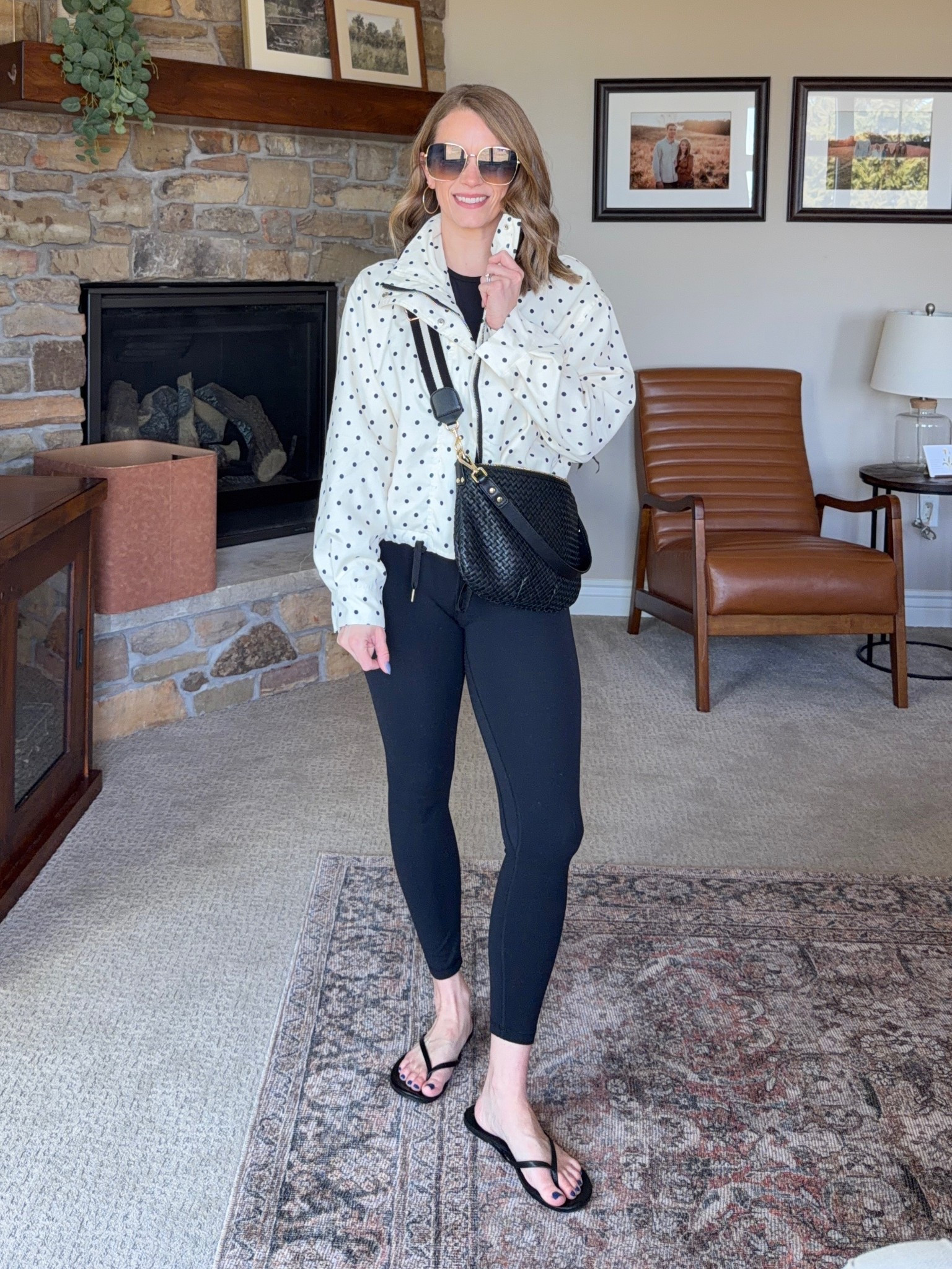 Another fun way to wear casual polka dots this spring! 🤍🖤

#LTKootd #LTKmomlife #LTKOver40