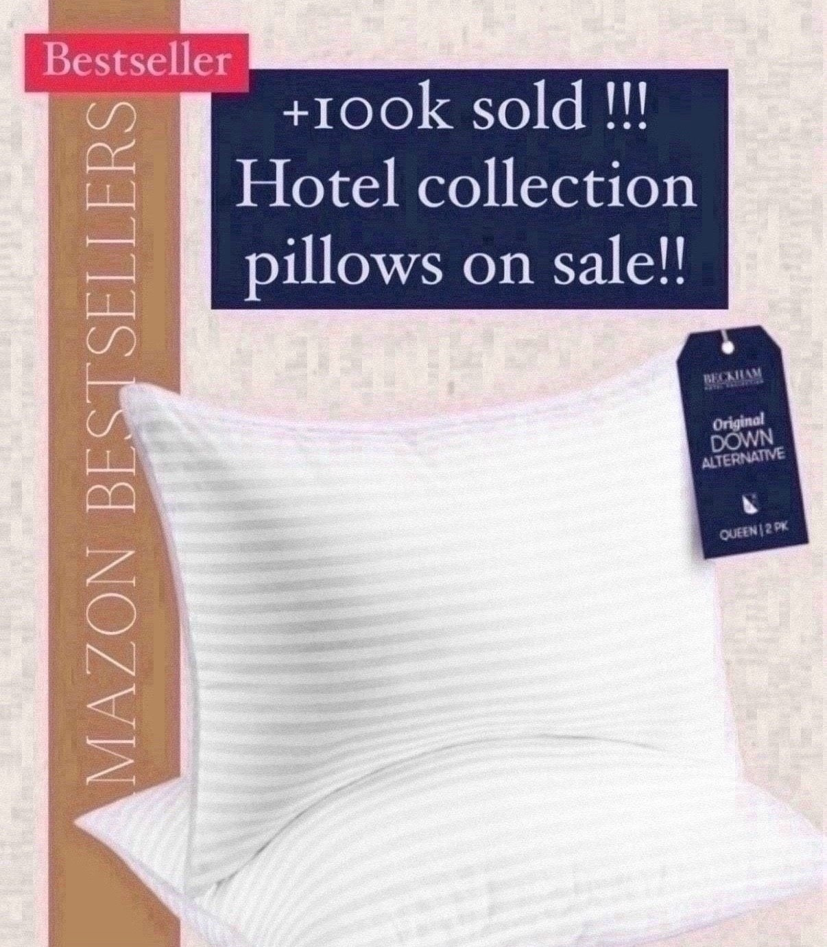 This hotel collection pillow has been a most loved bestseller and if you are in the market for new pillows then you should take a look.  There is a deal on it right now