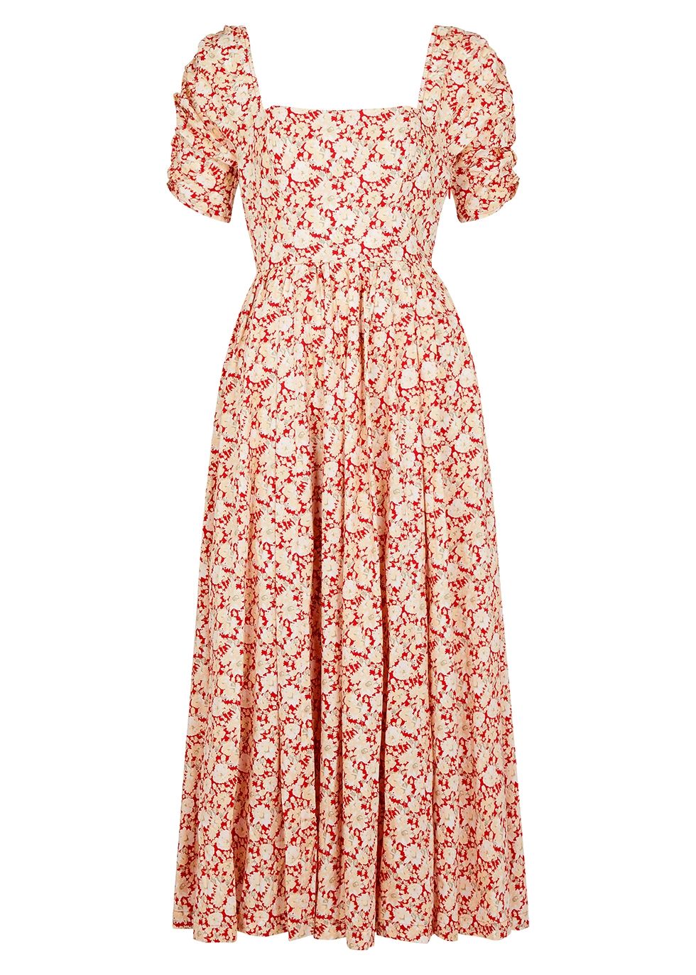 She's A Dream floral-print cotton midi dress | Harvey Nichols (Global)