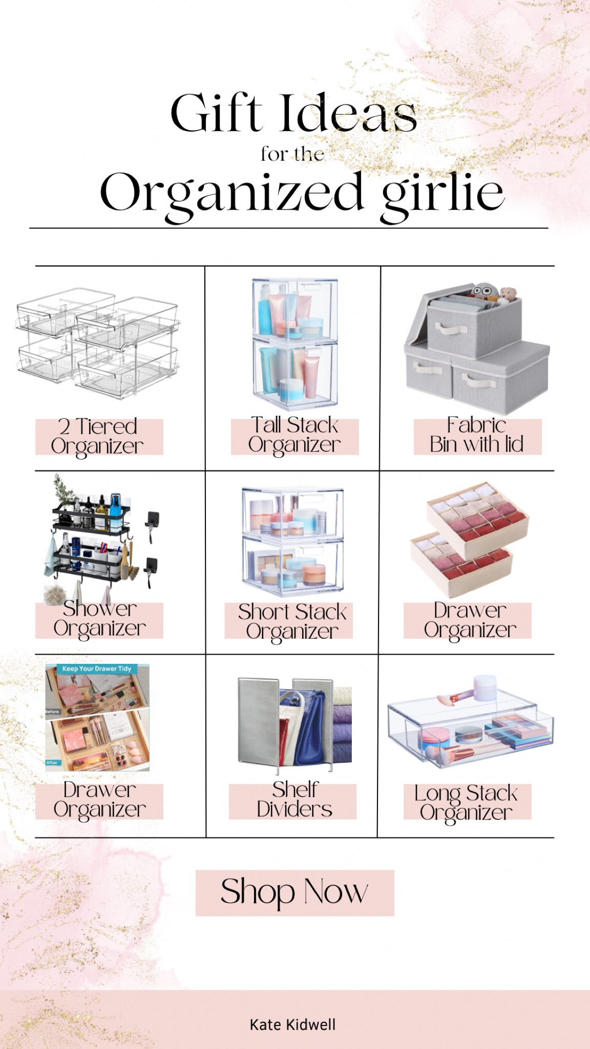 I am an organizational girlie! #LTKHoliday

#LTKSeasonal #LTKGiftGuide