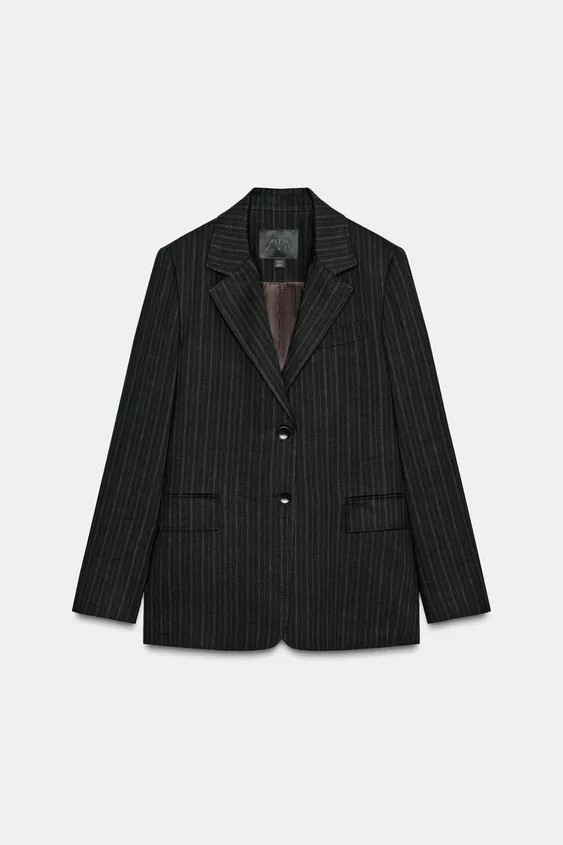 STRIPED BLAZER ZW COLLECTION LIMITED EDITION | Zara Canada