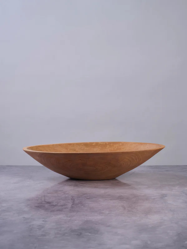Medium 19 inch Oval Wood Bowl | TerraKlay