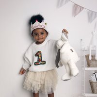 Personalized Baby Name Knit Sweater Embroidered Children's Sweatshirt | Etsy (US)