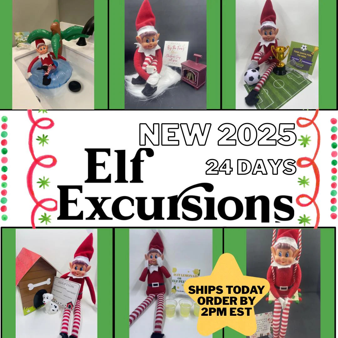 ALL NEW 2025 Elf Excursion Box Containing 24 Days of Elf Activities - Etsy | Etsy (US)
