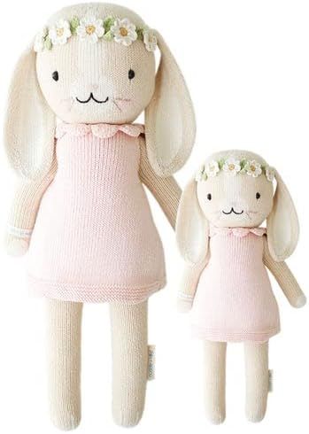 cuddle + kind Hannah The Bunny Blush Little 13" Hand-Knit Doll – 1 Doll = 10 Meals, Fair Trade, Heir | Amazon (US)