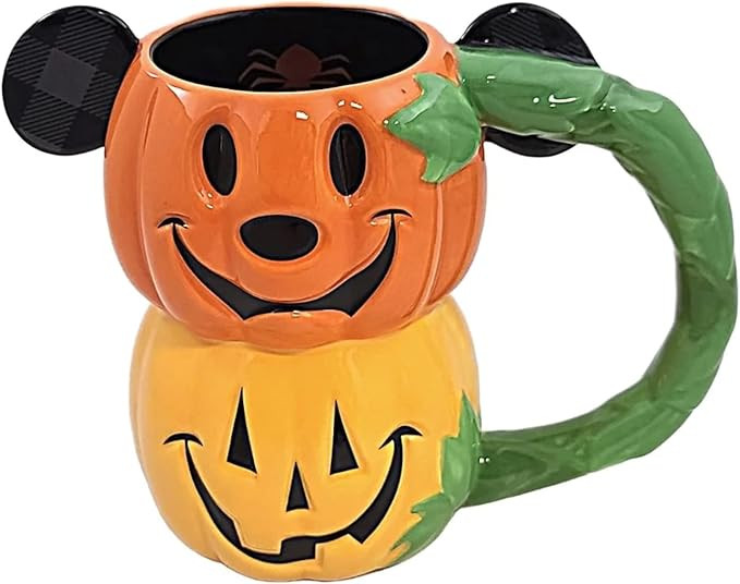 Ornaments Disney Mickey Mouse Jack-O-Lantern Pumpkin Halloween 2021 Ceramic Coffee Mug | Amazon (US)