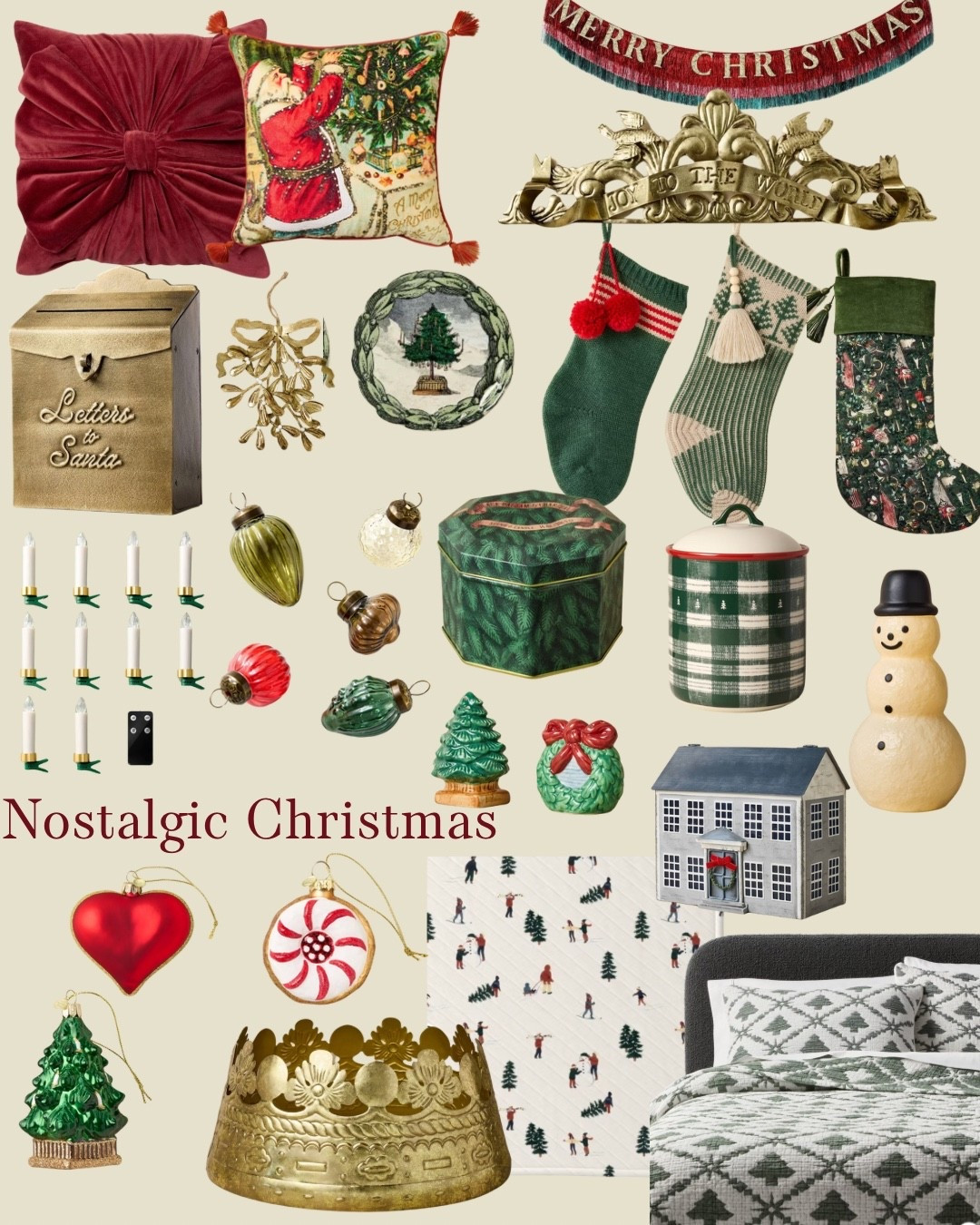 Nostalgic Christmas from target 

#LTKHoliday #LTKHome #LTKSeasonal