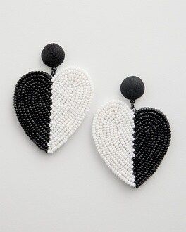 Valentine's Day Beaded Heart Earrings | Chico's