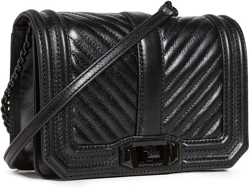 Rebecca Minkoff Women's Chevron Quilted Love Crossbody Bag | Amazon (US)