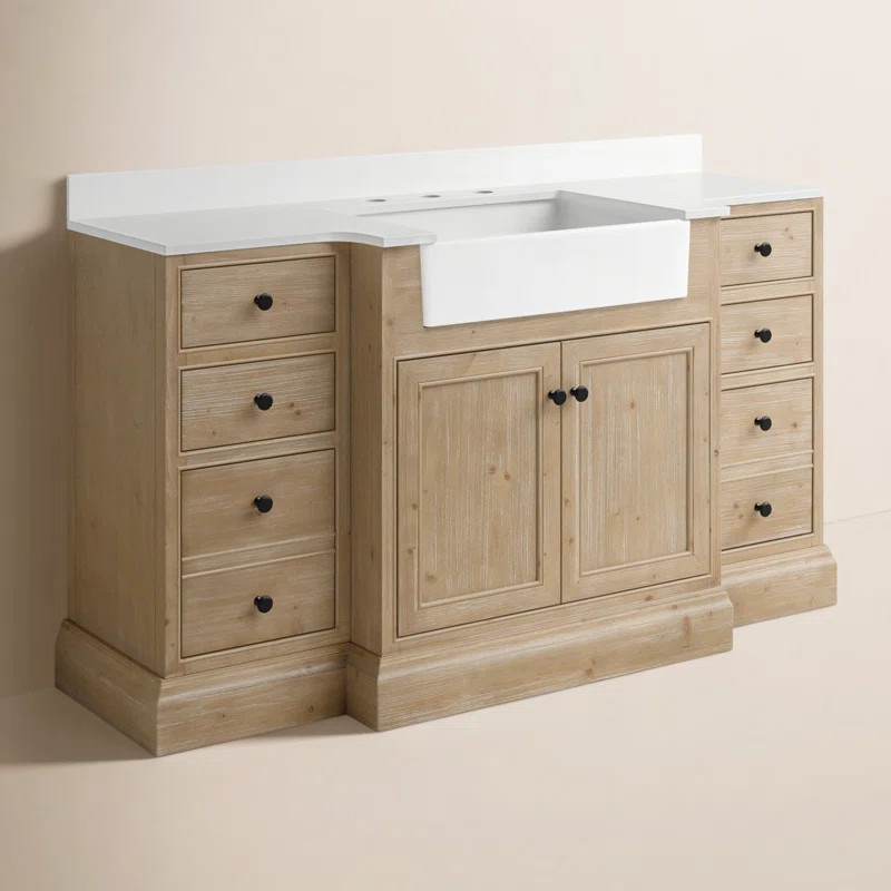 Claire 60'' Single Bathroom Vanity with Top | Wayfair North America