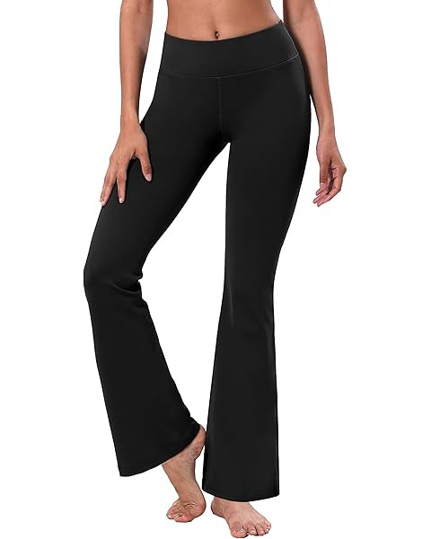 AFITNE Women's Yoga Pants Bootcut Workout Leggings Flare Casual Lounge Pants with Pockets High Wa... | Amazon (US)
