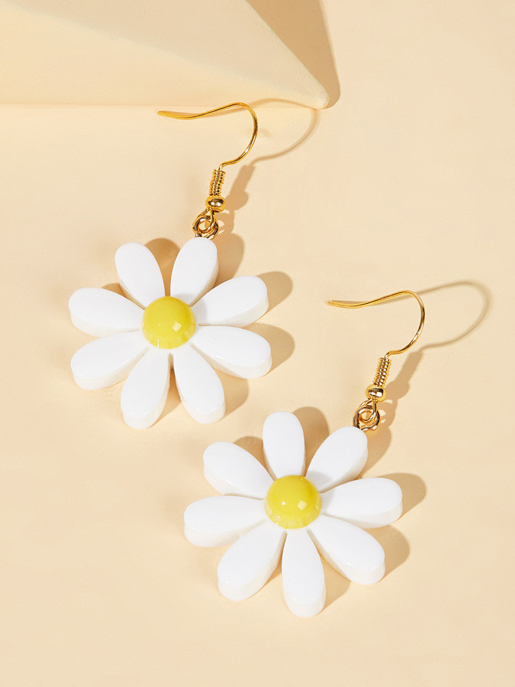 Katy Perry's Picks Daisy Drop Earrings 1pair | SHEIN