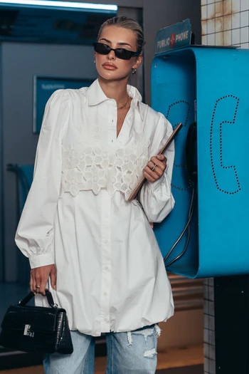 Rylan Button Up Mini Dress | Böhme US