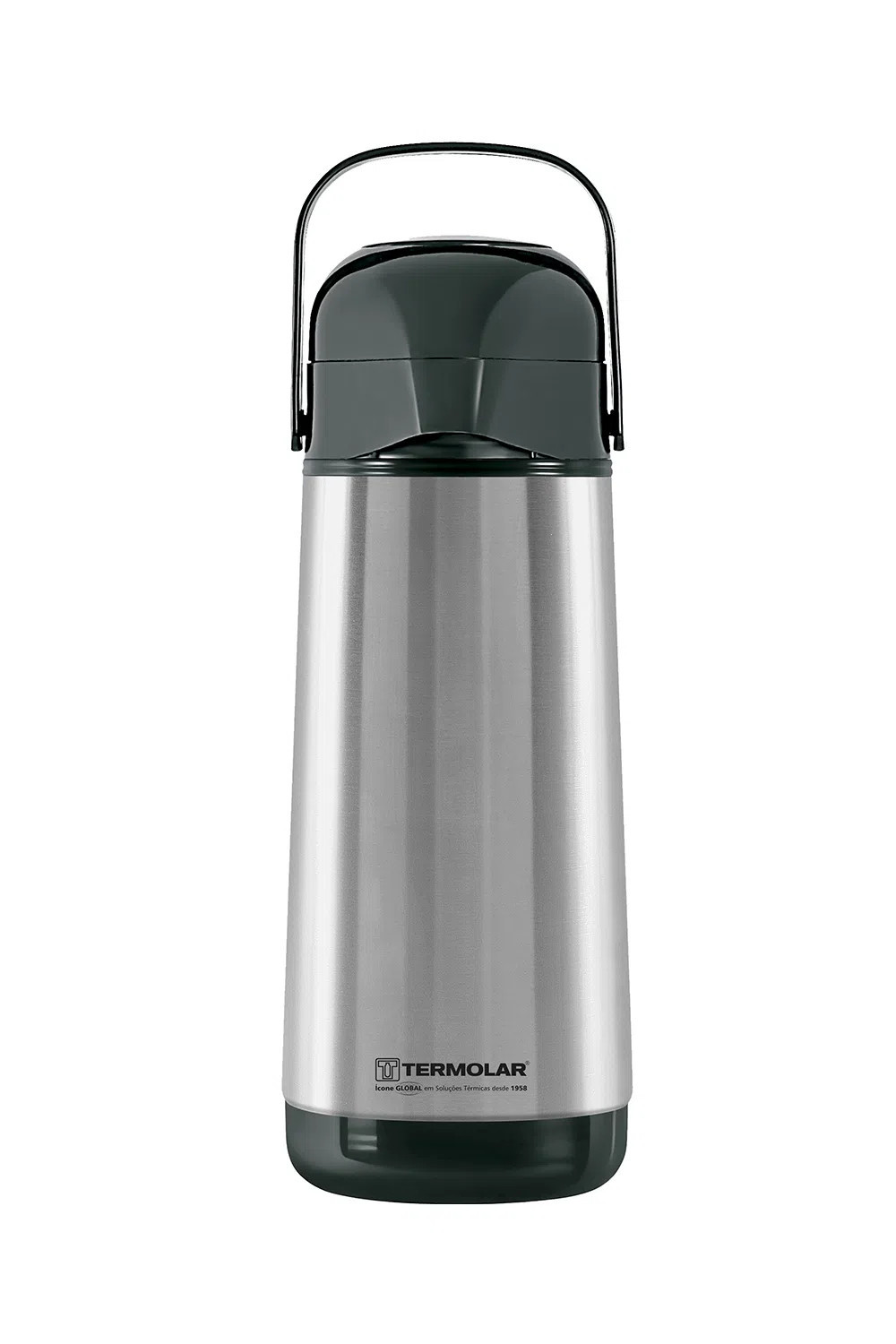 Garrafa Térmica Termolar Lumina Pressão Inox 1L - Le Biscuit | Artigos para casa, decoração e... | Le Biscuit (BR)