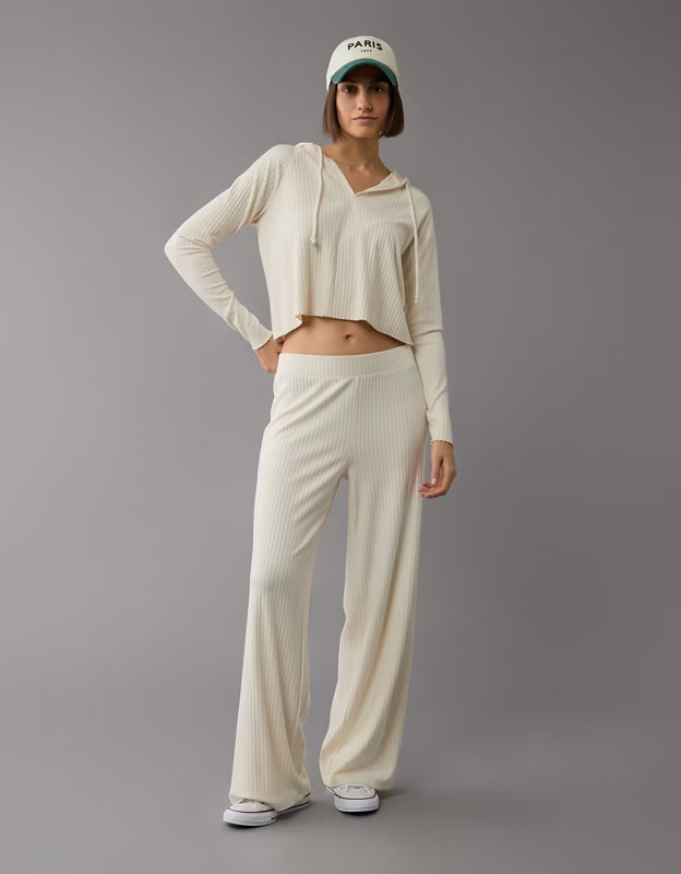 AE High-Waisted Knit Lounge Pant | American Eagle Outfitters (US & CA)