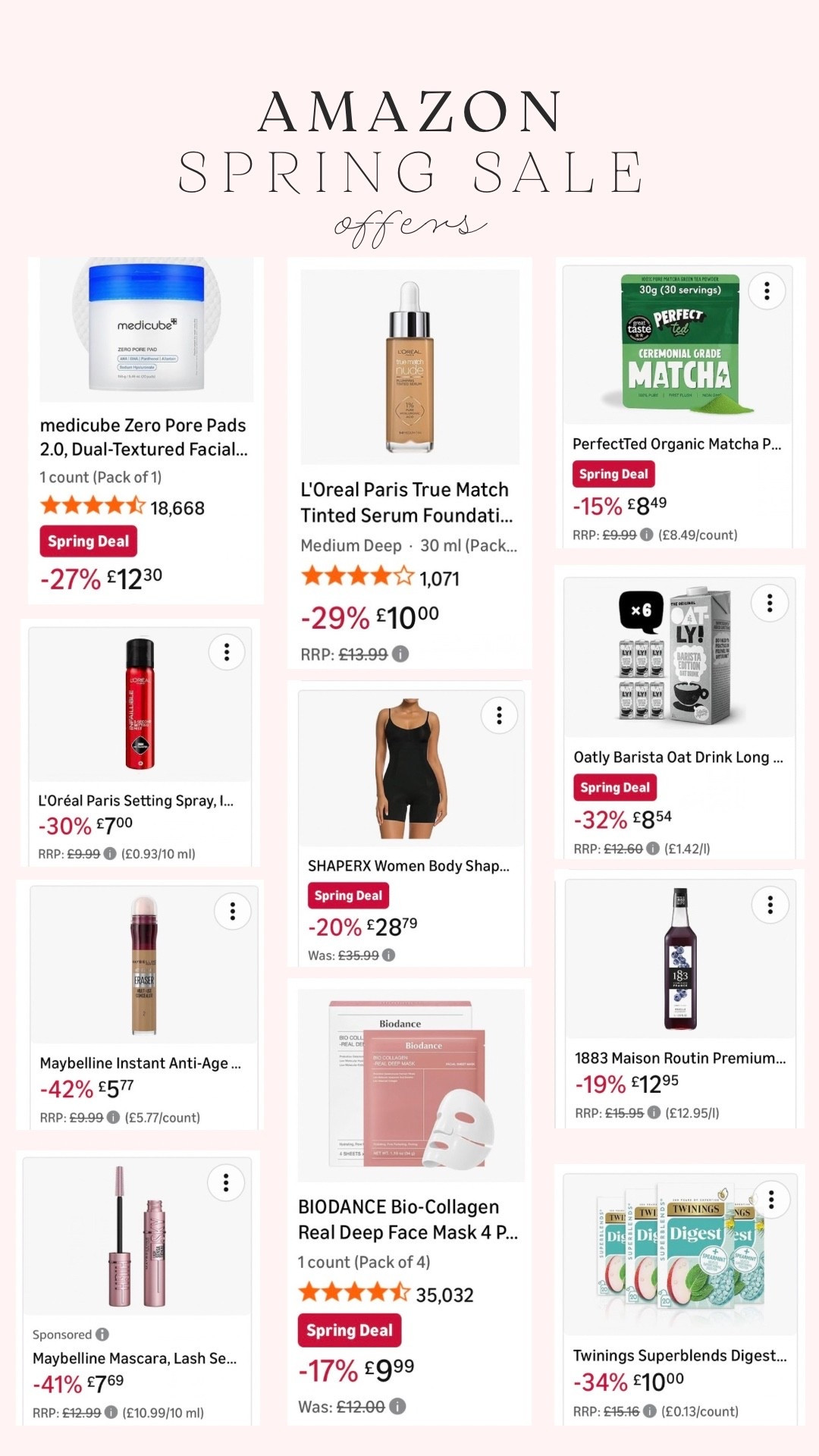 Some of my recent Amazon purchases are in the spring sale! 

Amazon finds, Amazon spring sale

#LTKbeauty #LTKspring #LTKsale