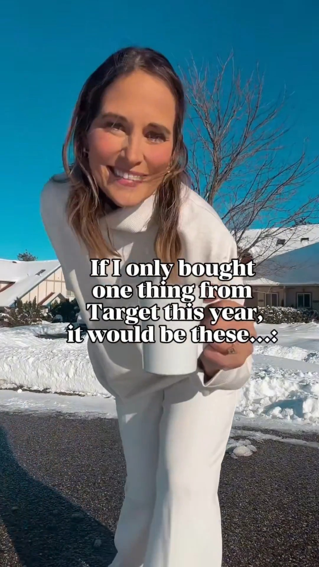 These Target sets are such a great option. So many of you told me you loved my set but wanted a more affordable version, so I found these and wore them on my ski weekend. They are really well made and the softest scuba material.

#LTKOver40 #LTKSeasonal #LTKMidsize