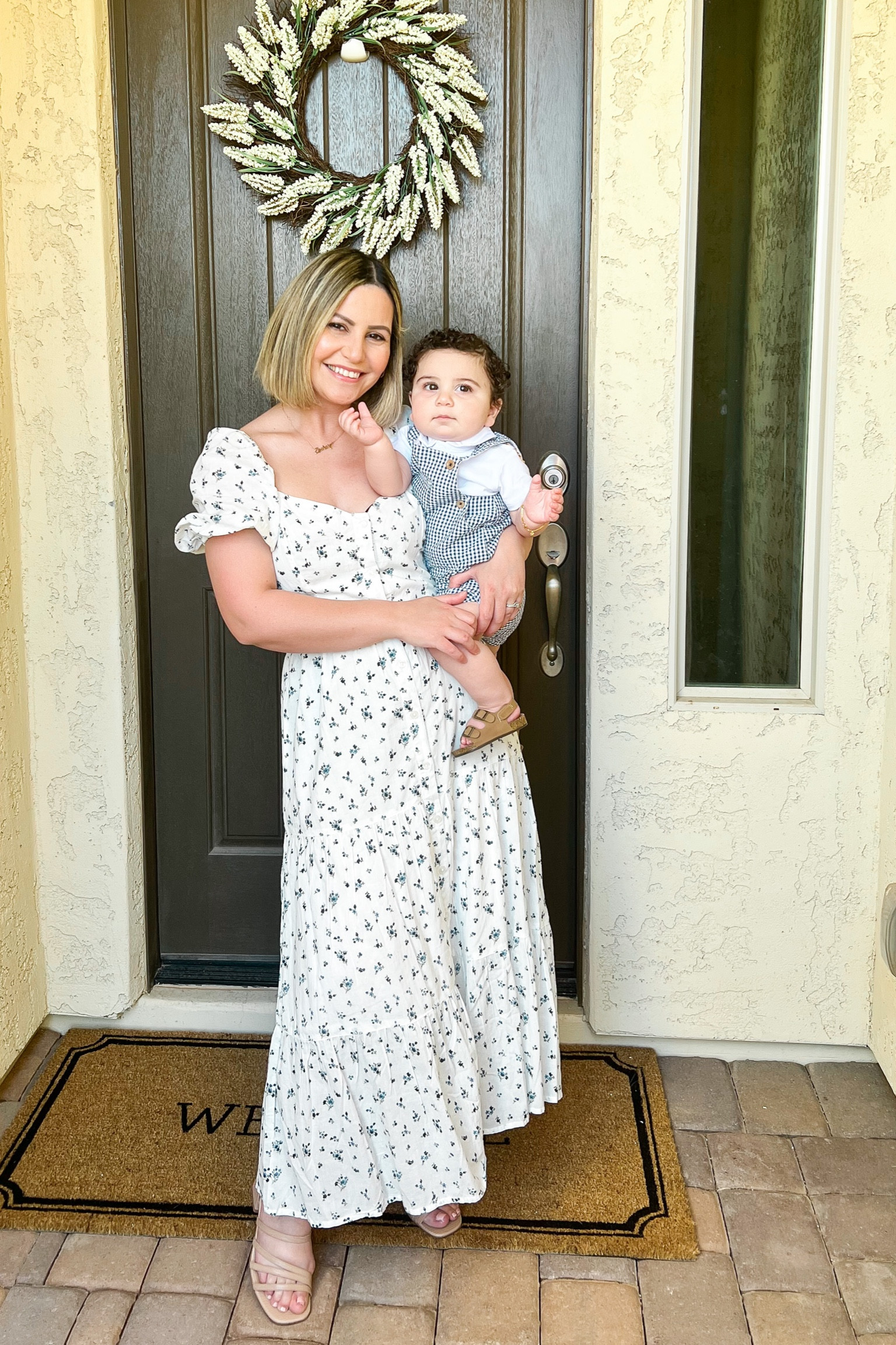 Easter outfit ideas for mama + mini🤍 sold out in both dress and baby romper/linked similar styles. 

#outfits #dresses #dress #style #easter #seasonal #ootd #outfitideas #casualdress #baptismdress #styleideas #floraldress #babyshowerdress #bumpfriendly #familyphotos #ltkfind #ltkbump #ltkunder50 #ltkseasonal #LTKunder100 #easteroutfits #mamaandmini #babyboyoutfits #babyeaster #toddlereaater #mamaandmini #styletip 

#LTKfindsunder100 #LTKfamily #LTKstyletip