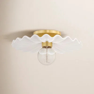 Carlotta 1-Light 11.75" Flush Mount | Wayfair North America