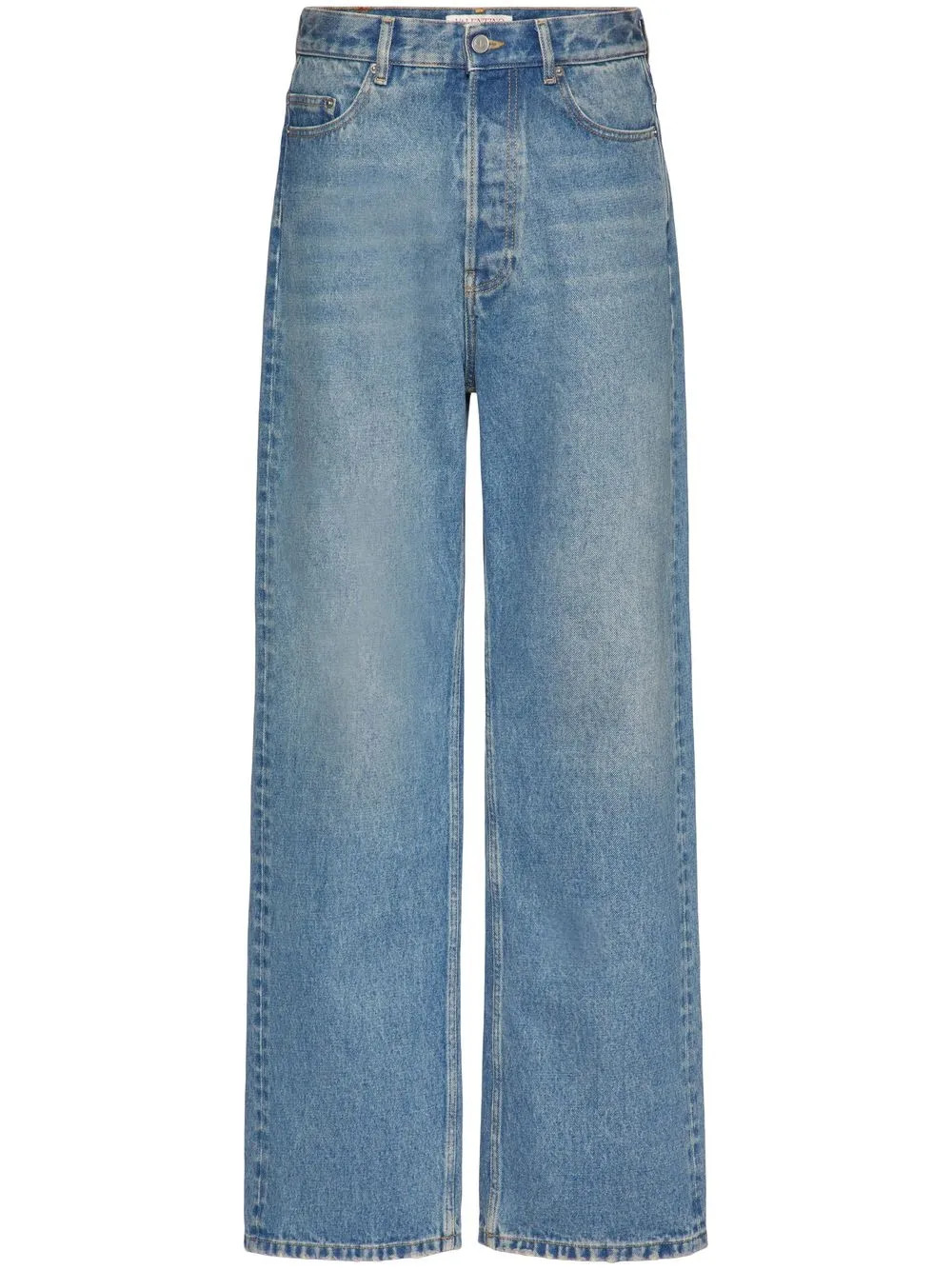 Valentino high-rise wide-leg Jeans - Farfetch | Farfetch Global