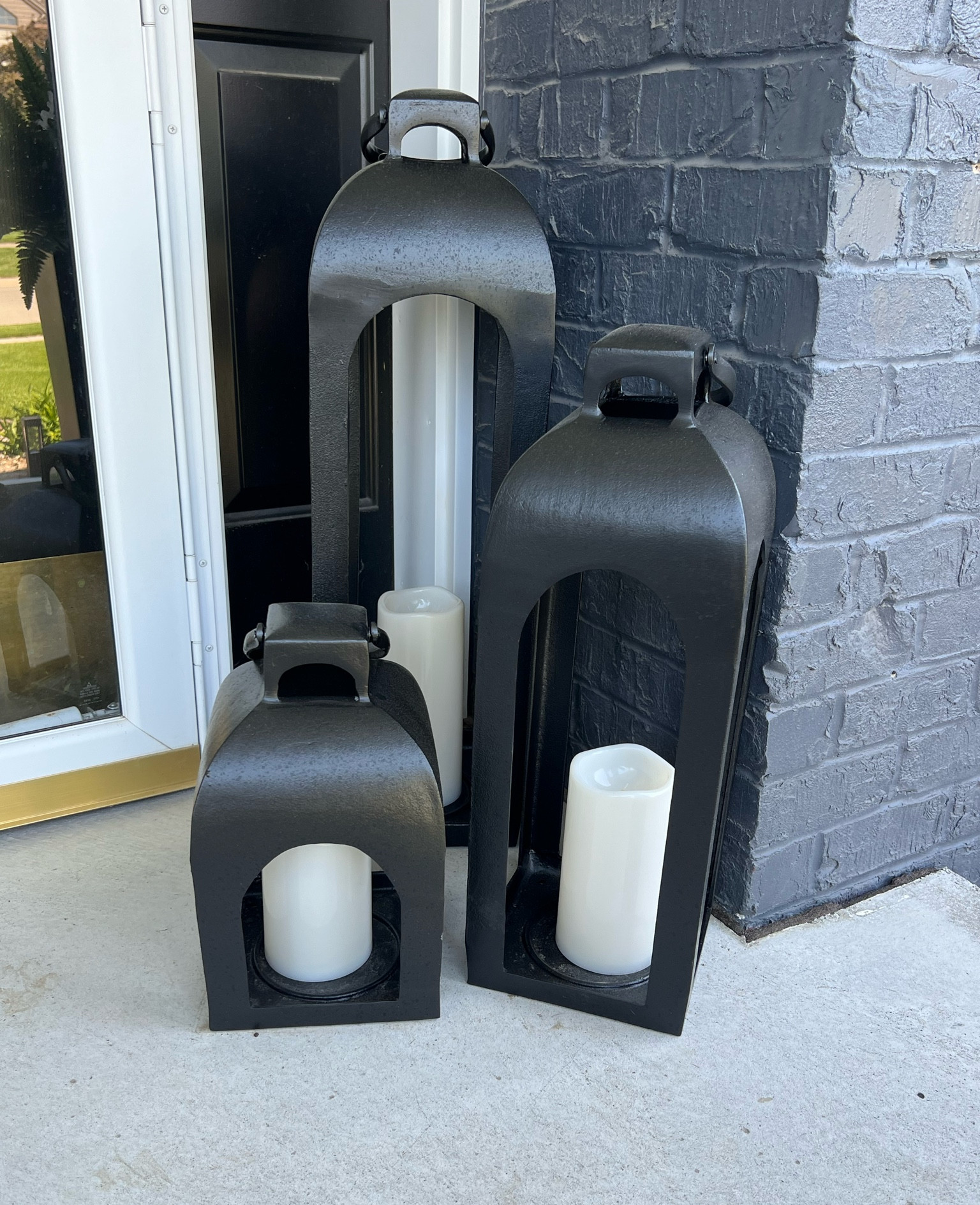 The best outdoor lanterns! Heavy duty!🙌🏼

#LTKFindsUnder100 #LTKSaleAlert #LTKHome