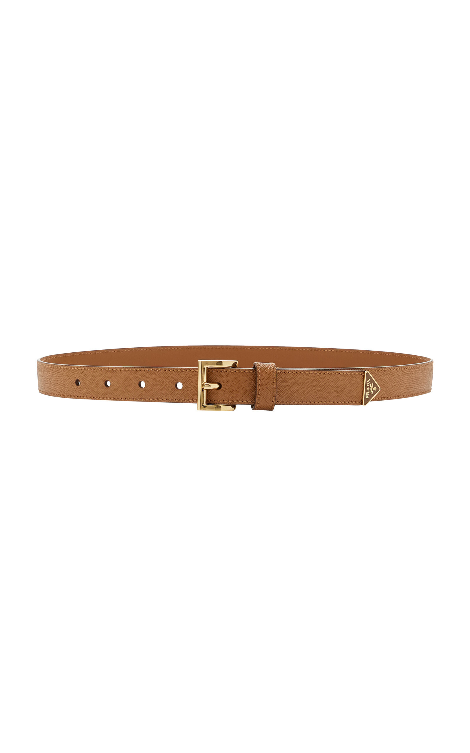 Prada - Leather Belt - Brown - 90 cm - Moda Operandi | Moda Operandi (Global)