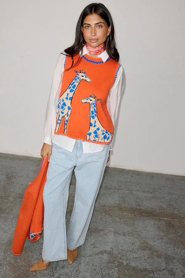 Giraffe Knit Tabbard | Never Fully Dressed (UK & IE)