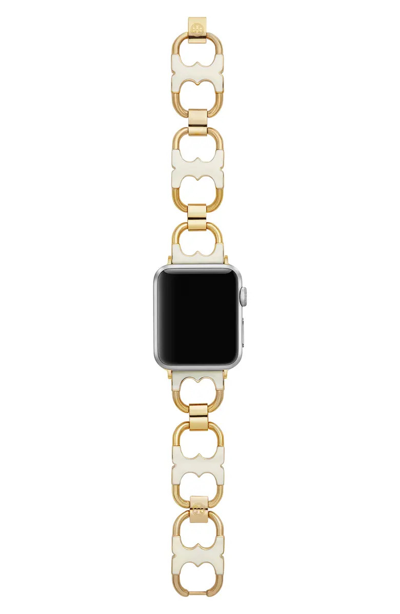Tory Burch Double-T Link Apple Watch® Bracelet | Nordstrom | Nordstrom