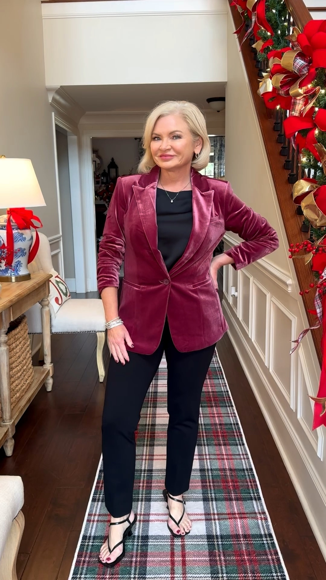 $39 Velvet blazer from Walmart looks like one that costs $350! I’m wearing it in Small. 

Velvet blazer
Look for less
Walmart fashion
Walmart holiday 
Style with Serena
Fashion over 40
Holiday outfit
Gen X style
Holiday party

#stylewithserena
#petitefashion
#midlifefashion
#fashionover40
#genxstyle#LTKCyberWeek

#LTKHoliday #LTKOver40