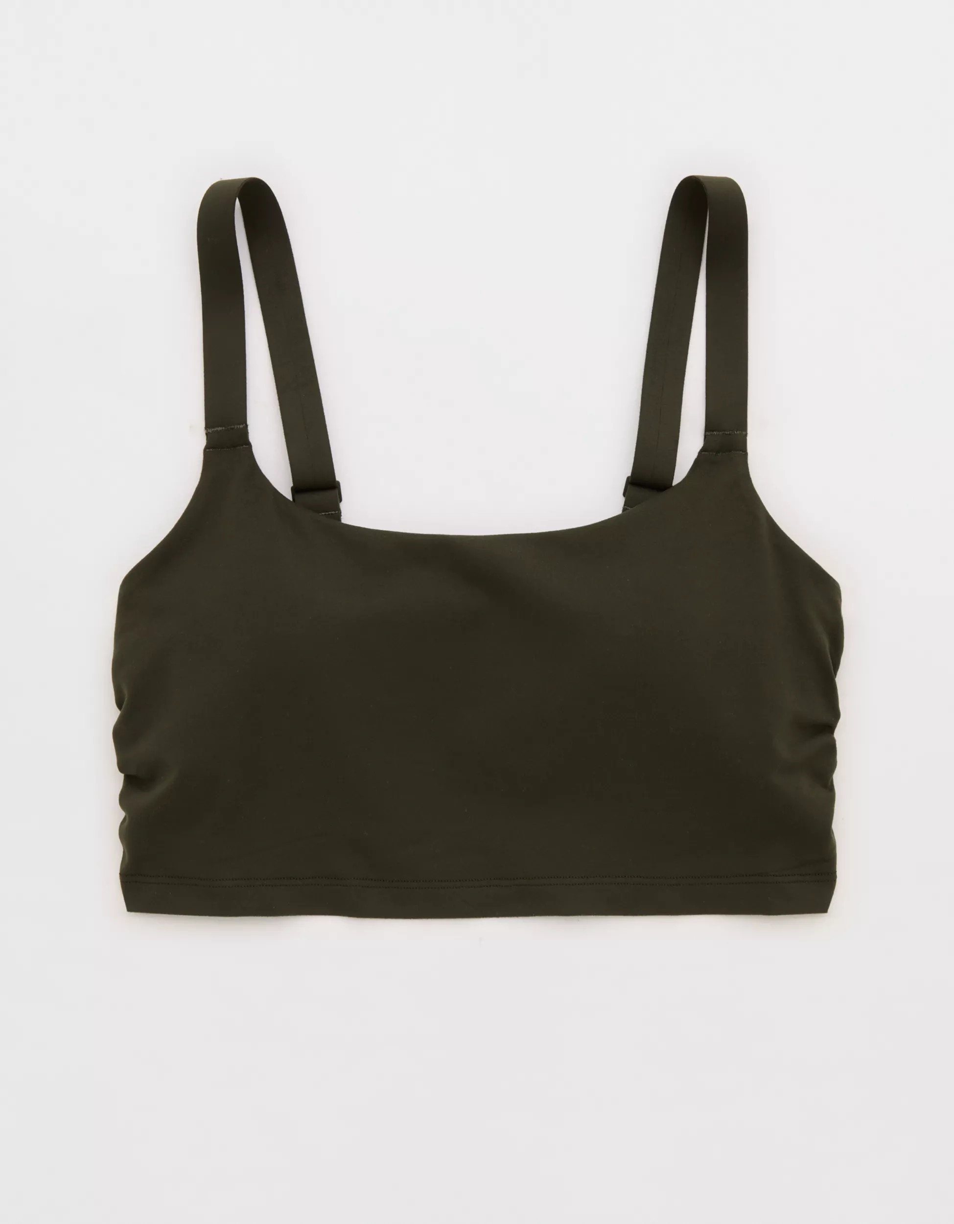 OFFLINE By Aerie The Hugger Ruched Longline Sports Bra | Aerie